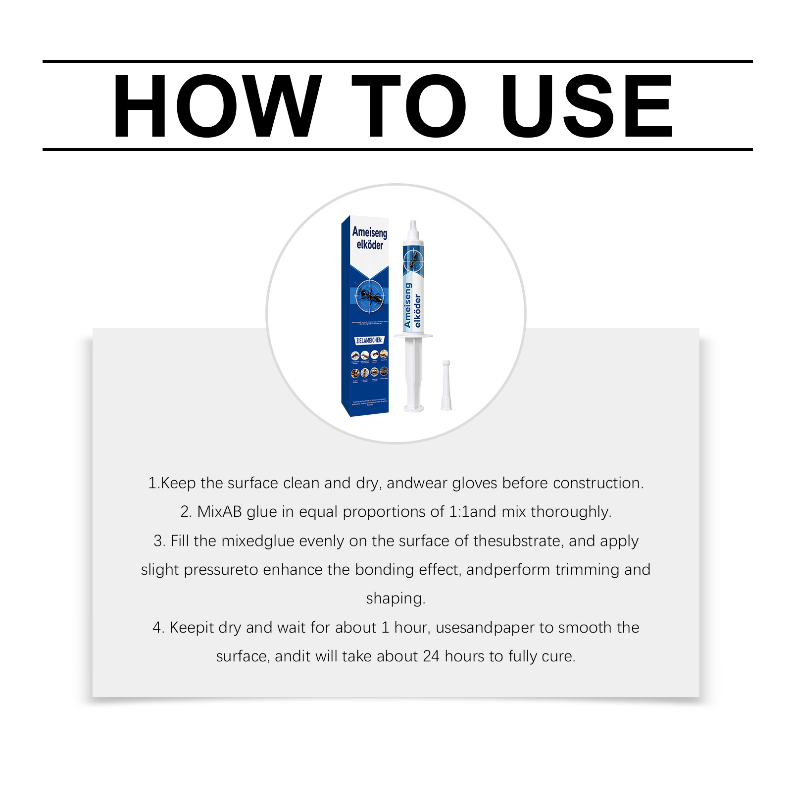 Ant Bait Gel Agent Mild Household Insect Repellent For Kitchen Bathroom Corner Window Daily Use