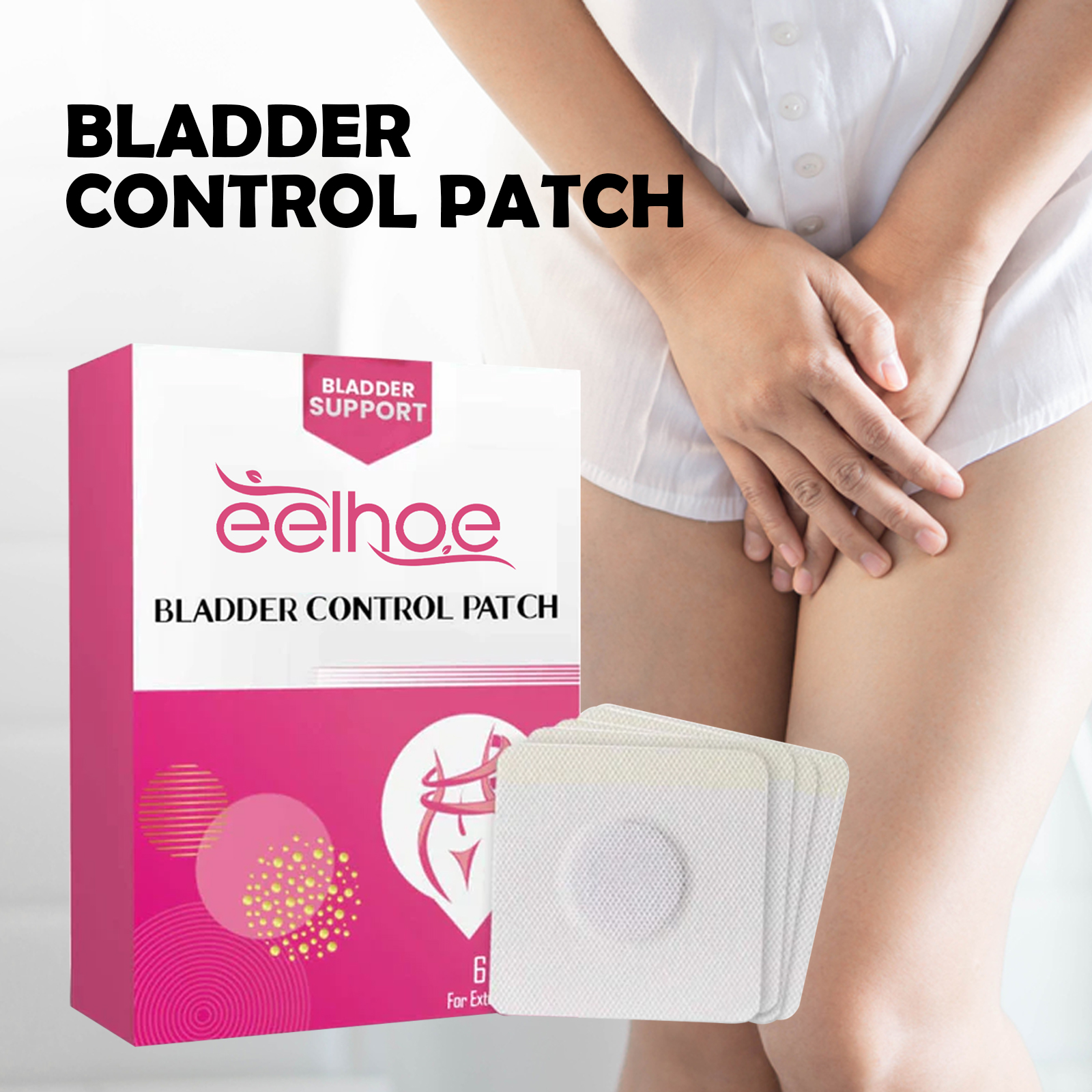 Bladder Control Support Patches Women's Incontinence Care Herbal Body Plasters