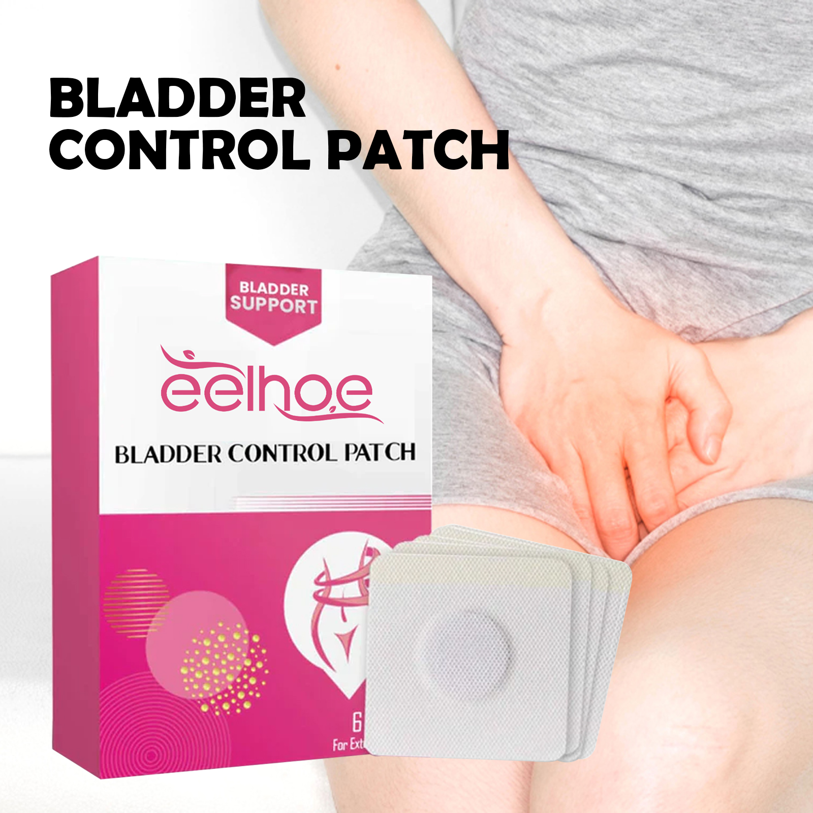 Bladder Control Support Patches Women's Incontinence Care Herbal Body Plasters