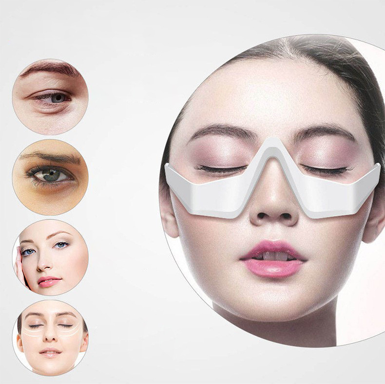Eye Massager 3D Eyes Relax Massager Fatigue Relief Lighten Dark Circles Beauty Eye Care Microcurrent Eye Massager Red Light Eye Care Device Eye Massager Home