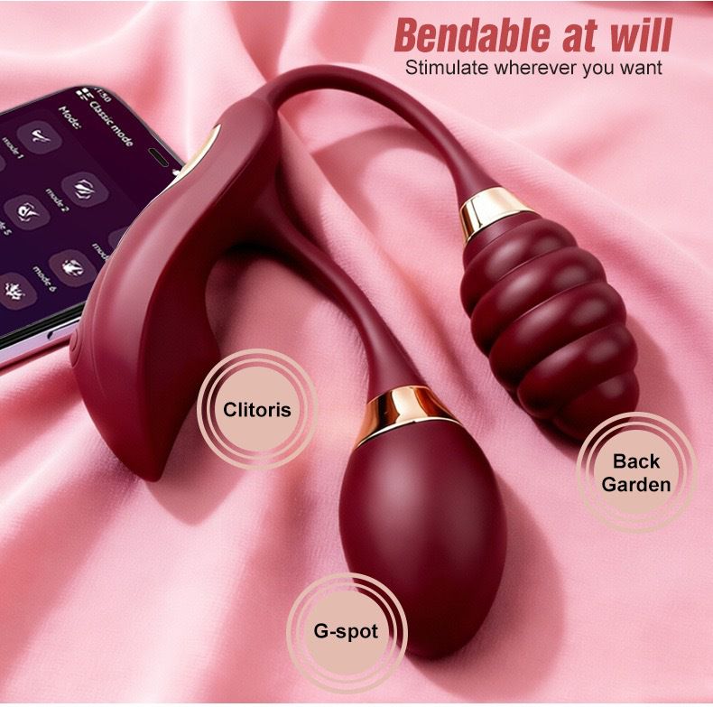 (White Remote~Controlled) Wearable Vibrating Egg  Massagers Adult Sex Toy Female Masturbator Bullet Wand APP Remote Control Couples Intimacy Long-Distance Relationship