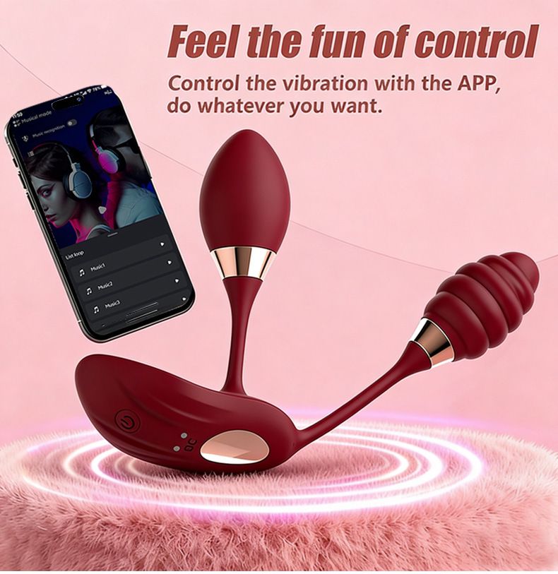 (White Remote~Controlled) Wearable Vibrating Egg  Massagers Adult Sex Toy Female Masturbator Bullet Wand APP Remote Control Couples Intimacy Long-Distance Relationship