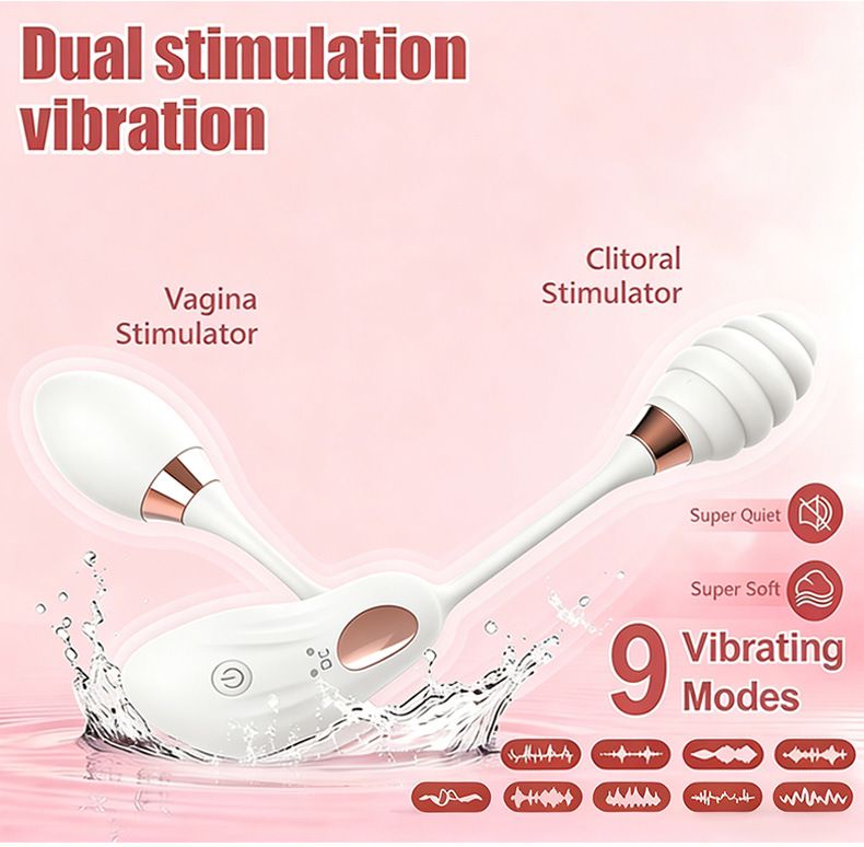 (White Remote~Controlled) Wearable Vibrating Egg  Massagers Adult Sex Toy Female Masturbator Bullet Wand APP Remote Control Couples Intimacy Long-Distance Relationship