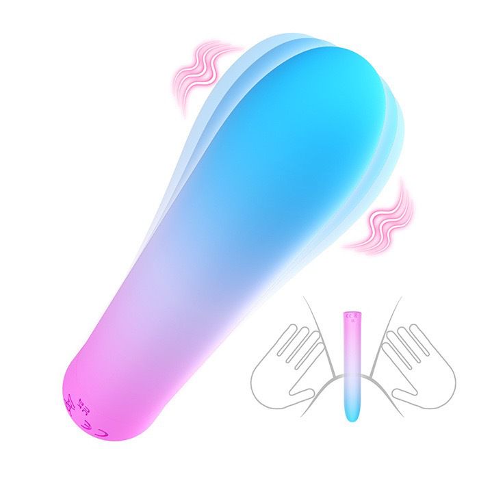 Sex Toys Bullet Vibrating Egg Discreet Adult Toy For Women 7-Inch Wand Dildo Vibrator Female Massager Gradient Colour