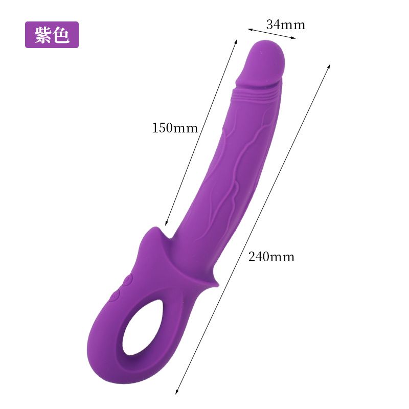 Realistic Dildo Female Masturbator Multi Frequency Vibrating AV Wand Internal Vibration External Teasing Women Massage Wand Adult Sex Toy