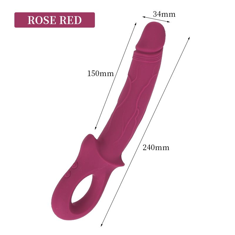 Realistic Dildo Female Masturbator Multi Frequency Vibrating AV Wand Internal Vibration External Teasing Women Massage Wand Adult Sex Toy