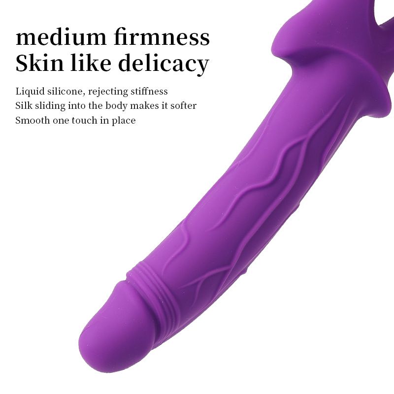 Realistic Dildo Female Masturbator Multi Frequency Vibrating AV Wand Internal Vibration External Teasing Women Massage Wand Adult Sex Toy