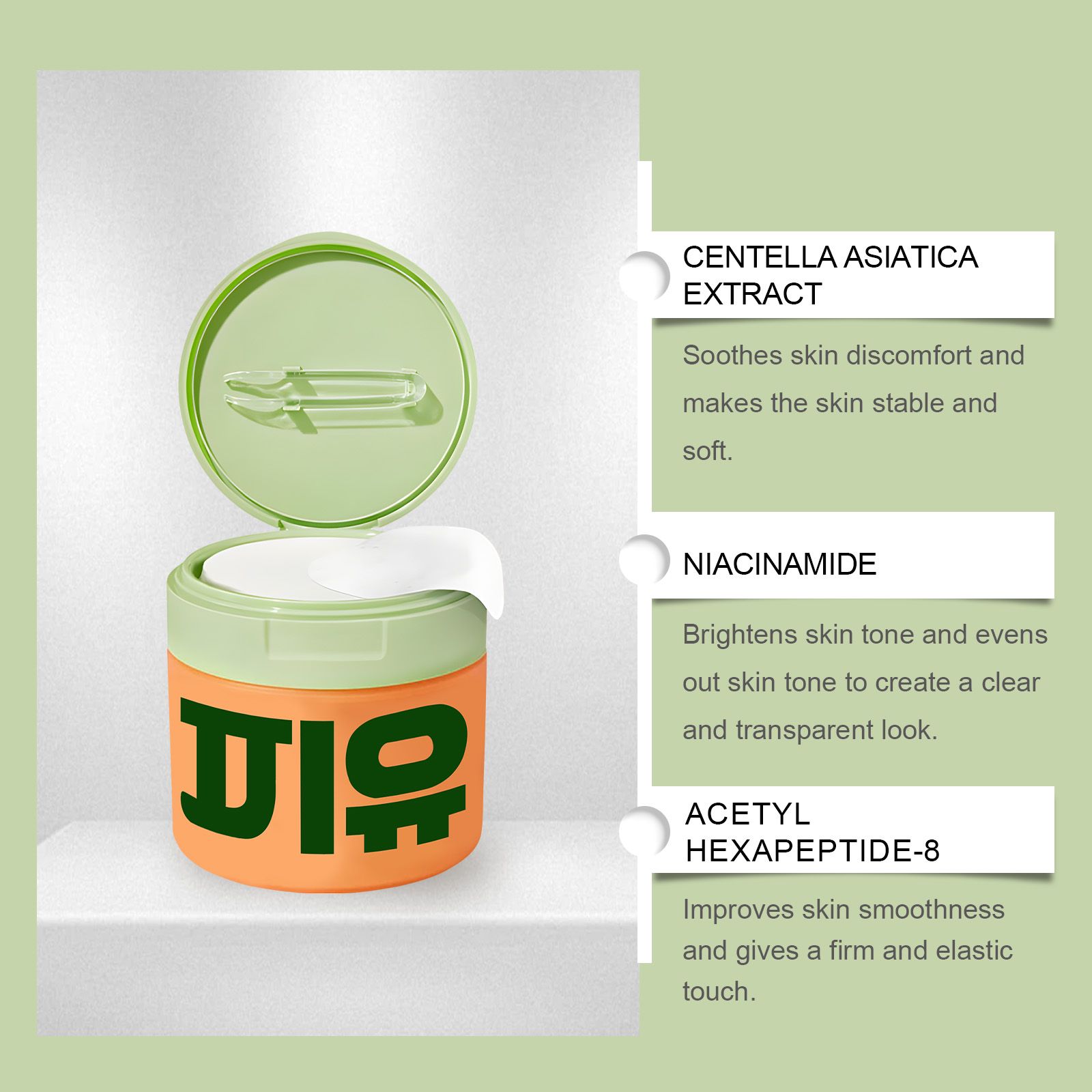 Centella Moisturizing Cotton Pads With Tweezers For Hydrating And Daily Facial Care