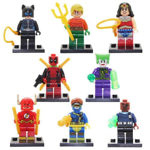 Kids Marvel toy Avengers minifigure is compatible with Lego blocks