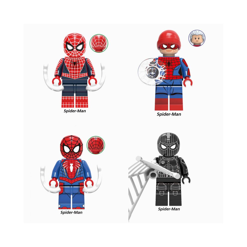 8PCS Spider-man Venom Minifigures Toys Fit Lego