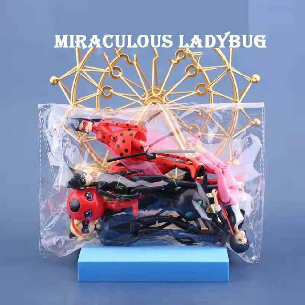 8pcs Miraculous: Tales Of Ladybug & Cat Noir Collection Decor Action Figures Toy
