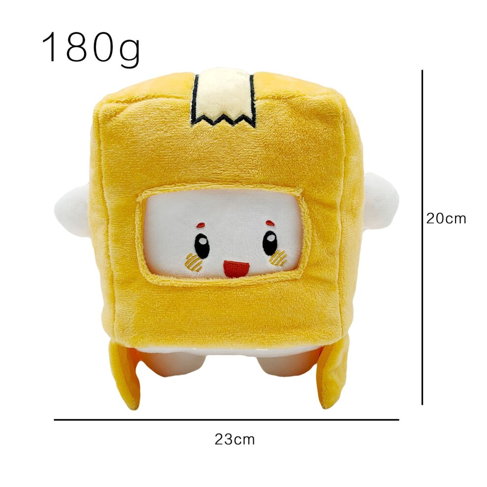 (ROCKY 29cm/11.4in) Lankybox BOXY FOXY ROCKY Plush Toy Stuffed Doll Kids Toys