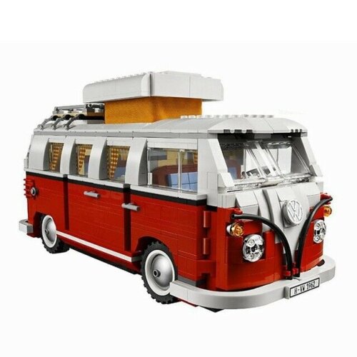 Volkswagen T1 Camper Car Model Technic Series 1354pcs Building Blocks withoutbox