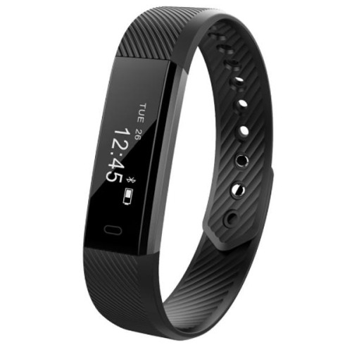 ID115 Fitness Tracker Smart Bracelet Step Counter Activity Monitor Wristband for Android