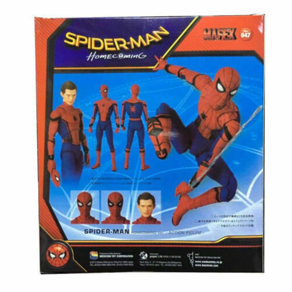 Spider-Man Homecoming Action Figure Mafex Medicom Collection Toy 6 inch