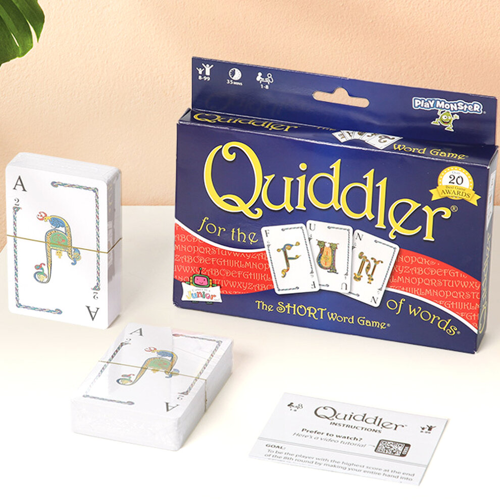 u3010Quiddleru3011Card Games Board Games Party Entertainment Games Solitaire Brand New