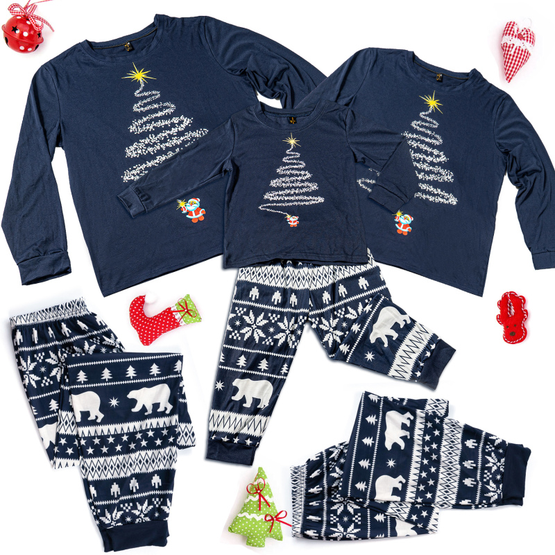 (2T Kids) Christmas Family Pyjamas Set Matching Christmas Pajamas for Women Men Kids Baby Red Plaid Xmas PJs Holiday Nightwear Sleepwear Loungerwear Matching Outfits Pajamas Sets Merry Christmas Homewear