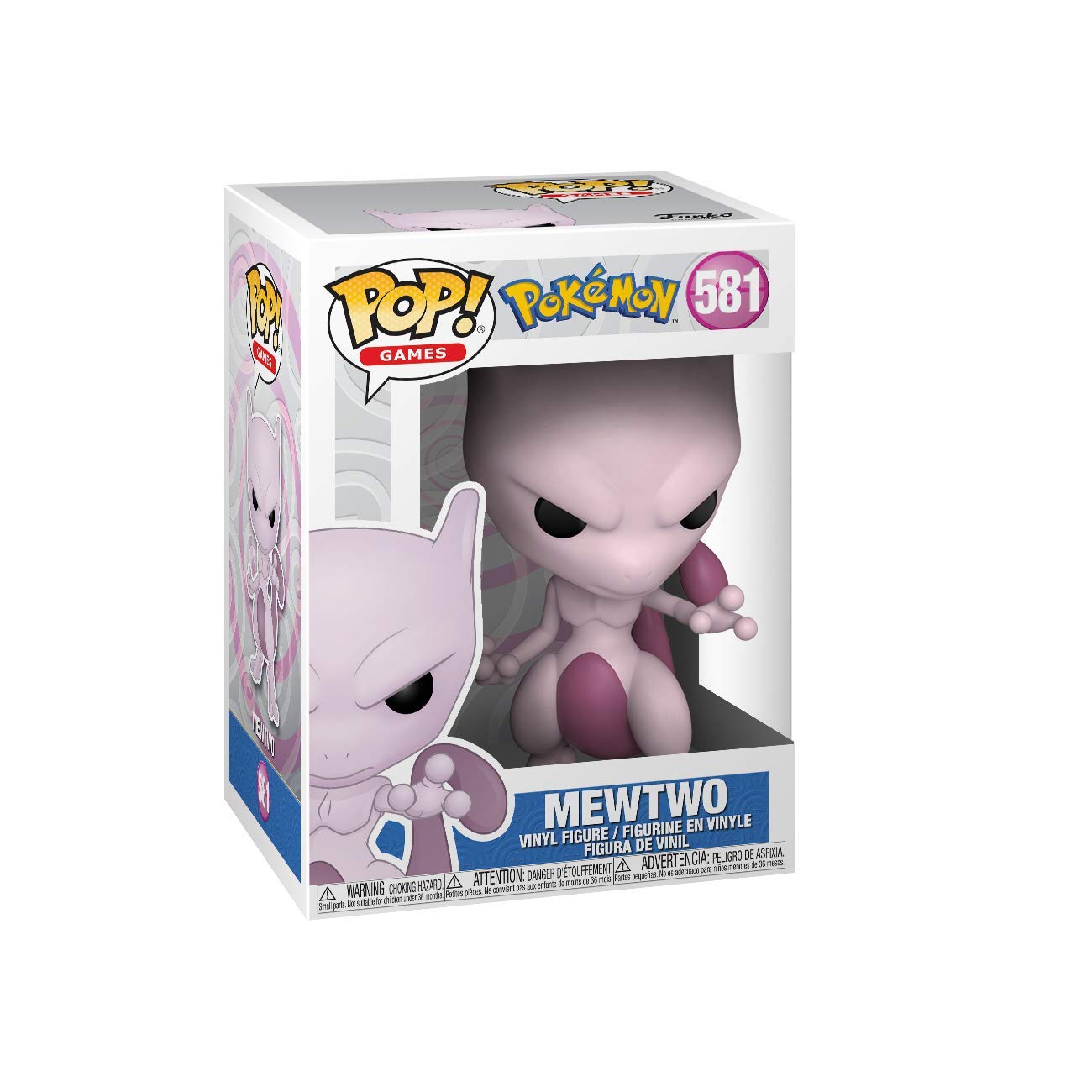 Funko POP Mewtwo Vinyl Figure Pokemon Action Figure Dolls Games Anime Toys for Collection Decoration Kids Gifts