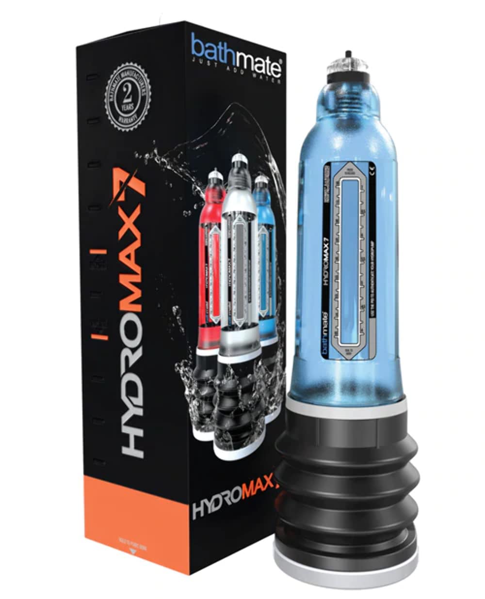 Bathmate Hydromax 7 Male Enhancement Penis Pump Sex Toy Masturbator for Men Adult Products Harder Stronger Erections Blue