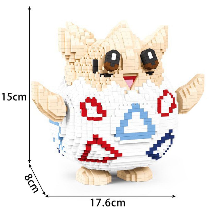 Pokemon Togepi Diamond Micro Brick Figures Mini Building Blocks Toys