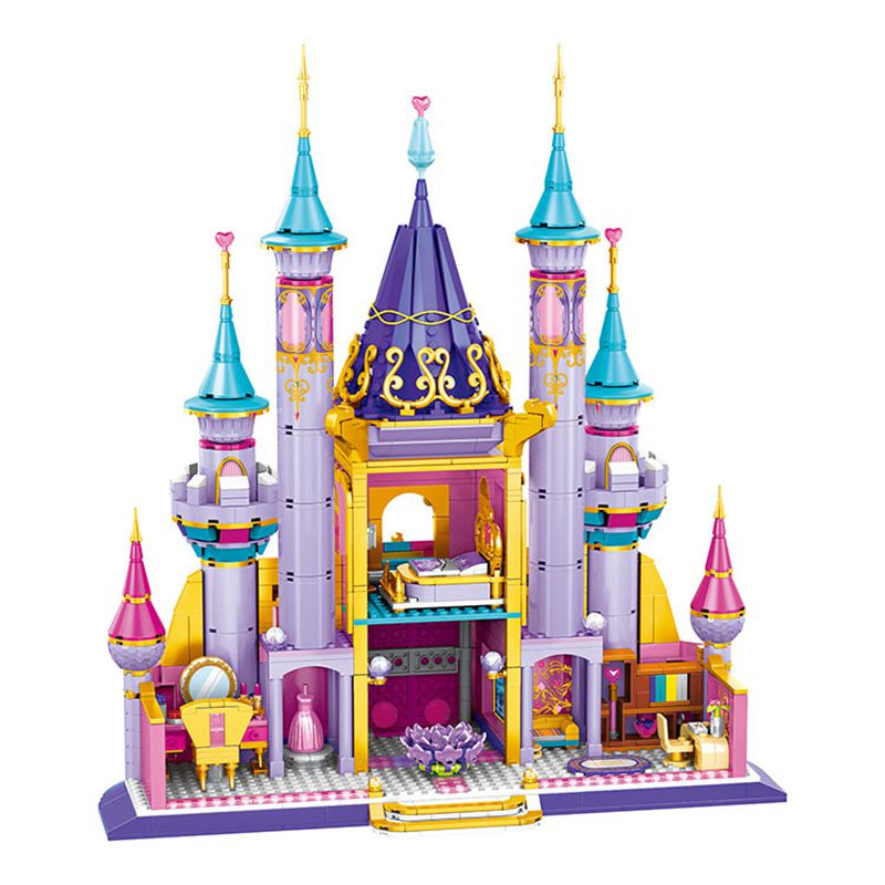 Princess Lauries Flower Orchid Castle Building Model Blocks Girl Gifts Toy Garden