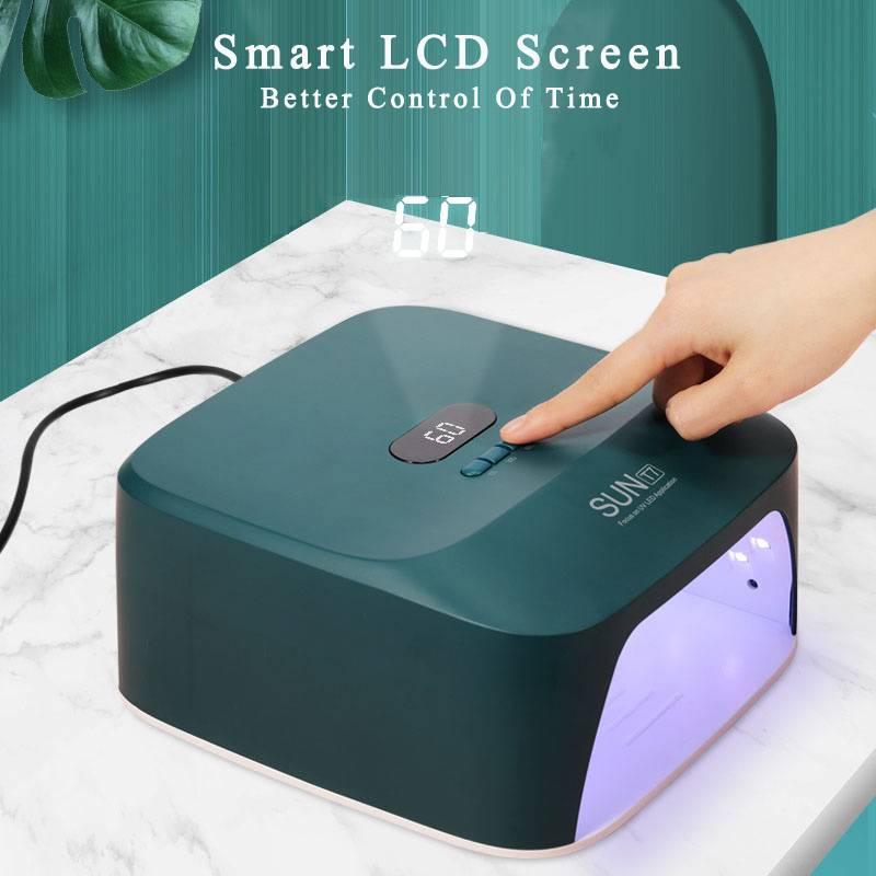 UV Nail Dryer 48W Nail Lamps LED Light Professional Salon Equipment Machine Manicure Tool Painless Mode Fast Drying All Gel Curing Polish 4 Timer