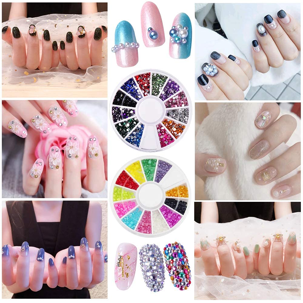 Nail Art Brushes Kits Designer Nail Drawing Painting Brushes Set Nail Art Dotting Pen Tools Kit Nail Foil Stripping Manicure Tape Rhinestones Best