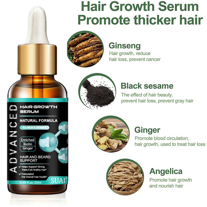 Hair Growth Serum Hair Essence Hair Nourishing Solution Liquid Treatment Anti Hair Loss Hair Care Dense