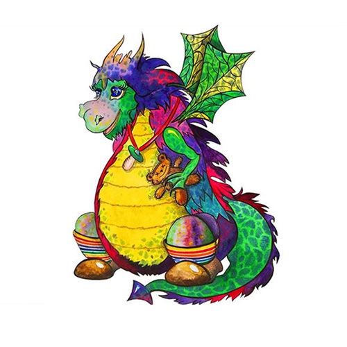 Dragon Jigsaw Puzzles Animal Perfect for Home Decor and Gift