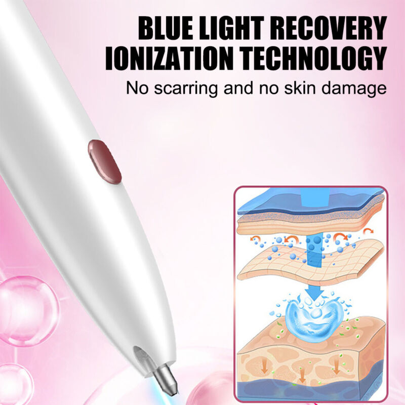 (Gold) Laser Plasma Pen Electric LCD Mole Freckle Removal Dark Spot Skin Tag Tattoo Wart Remover Face Skin Care Tool Beauty Machine