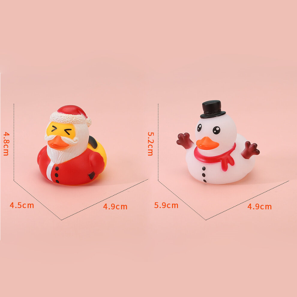 Christmas Countdown Advent Calendar 24 Rubber Ducks for Boys Girls and Toddlers Kid Toys Xmas Party Gifts