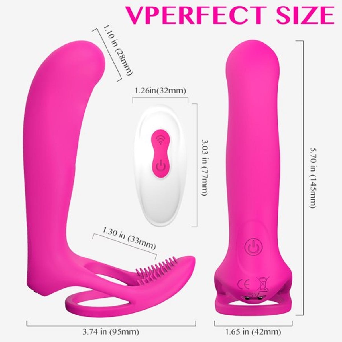 Adult Toys Anal Sex Toys for Men Dildo Vibrators for Women Butt Plug with Penis Ring Erotic Toys for Couples
