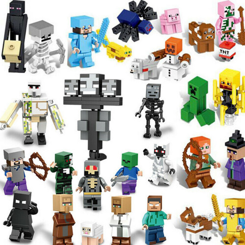 27Pcs Minecraft My World Series Minifigure Fit Lego Building Block Toy