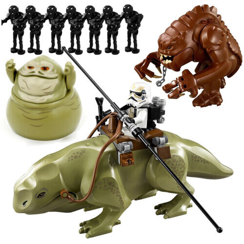 Star Wars Dewback Rancor Jabba Minifigures Kids Toys Gift fit ror Lego