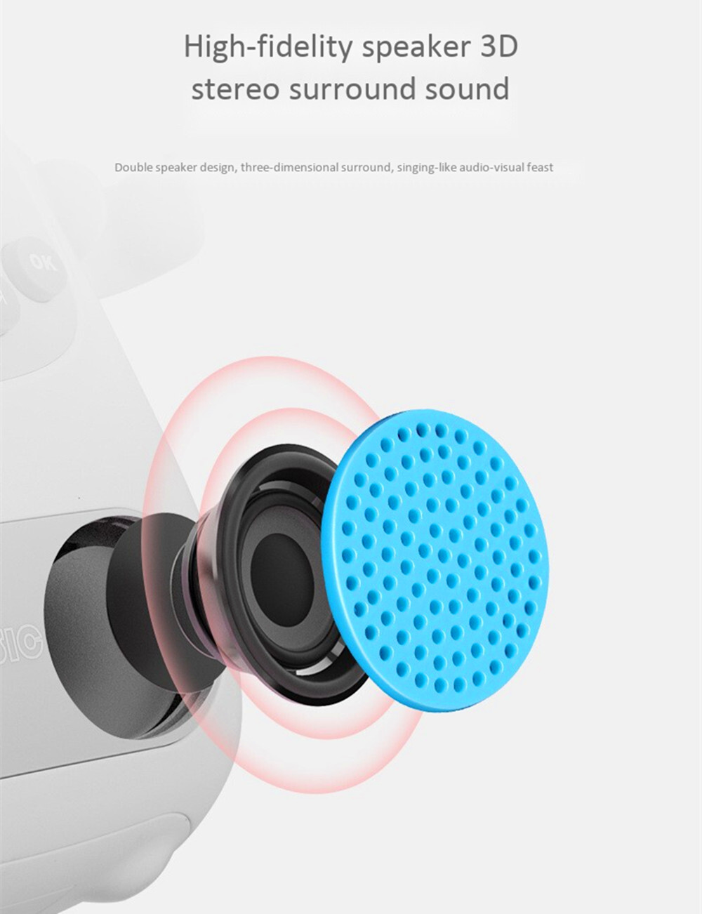 Home Party Karaoke Machine Bluetooth Speaker Music Player Baby Wireless Audio With Microphone Child Recording Lights Toy