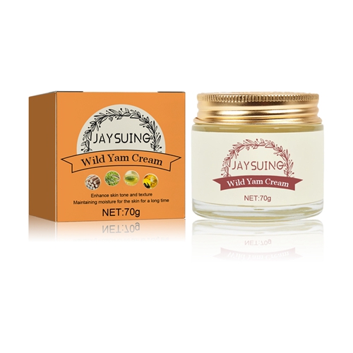 Jaysuing Anti Aging Face Cream Wild Yam Lifting Firming Cream Moisturizer Whitening Brighten Skin Products Lightens Fine Lines Face Cream 50g