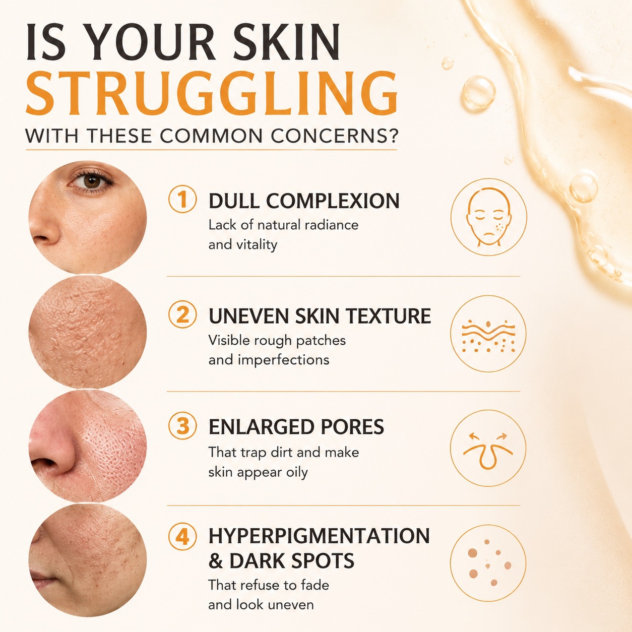 Exfoliating Kojic Acid Turmeric Serum For Brightening Smoothing And Even Skin Tone Daily Renewal Treatment