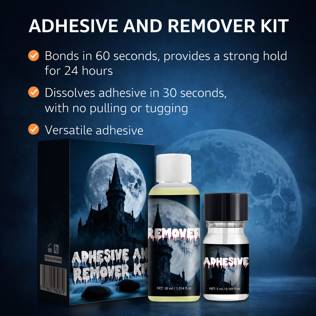 Adhesive And Remover Kit For Strong Bonding Residue Removal And Gentle Surface Cleaning Daily Home Repair Set