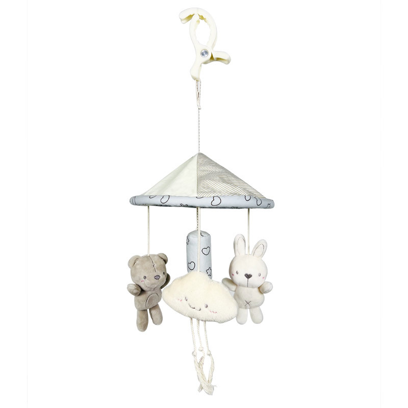 (Dinosaur) Infant Rattle Toy 0-12 Months Crib Hanging Music Box With Toy Bracket Bed Bell Car Seat Toy For Newborn Boy And Girl Gifts ﻿