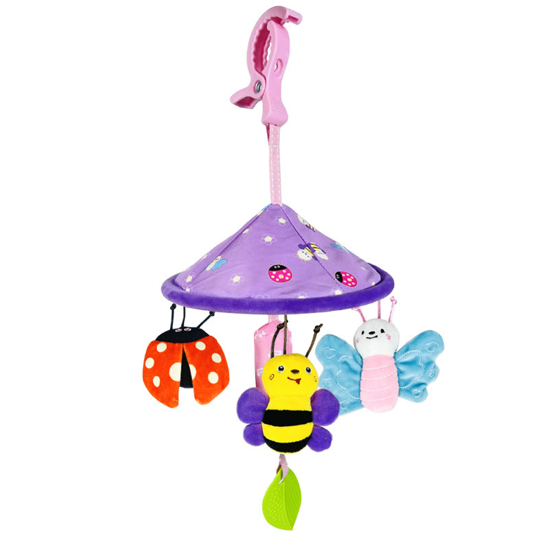 (Dinosaur) Infant Rattle Toy 0-12 Months Crib Hanging Music Box With Toy Bracket Bed Bell Car Seat Toy For Newborn Boy And Girl Gifts ﻿