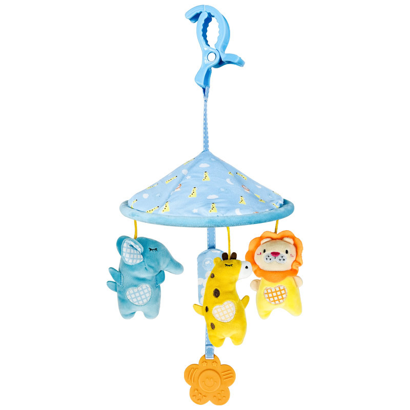 (Dinosaur) Infant Rattle Toy 0-12 Months Crib Hanging Music Box With Toy Bracket Bed Bell Car Seat Toy For Newborn Boy And Girl Gifts ﻿