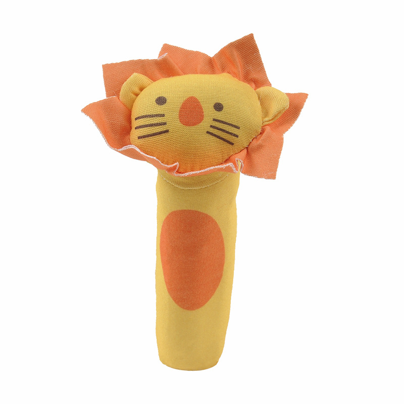 (monkey) Soft Infant Crib Bed Stroller Mobile Hanging Rattle Baby Educational Toys Brain Developmental Hand Grip Cute Stuffed Animal Toys