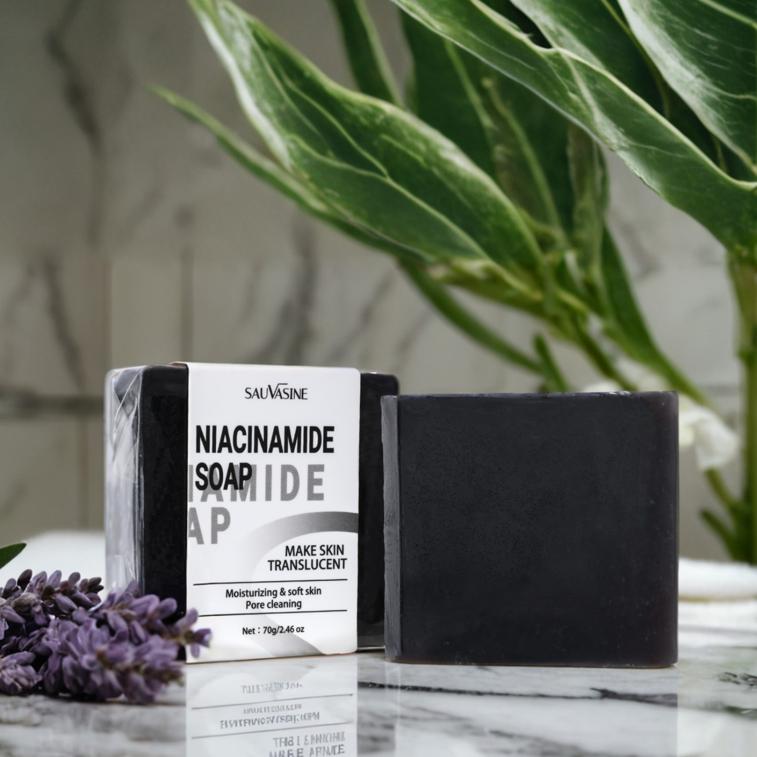 Niacinamide Soap Deep Cleansing Moisturizing Nourishing For Face And Body Daily Skincare Handmade Bar 70g