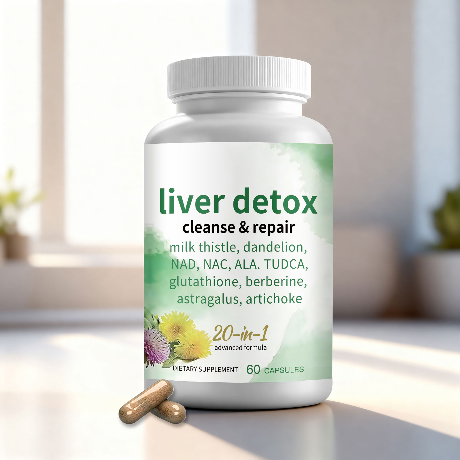 Body Revitalizing Capsules Twenty In One Compound Nutritional Dietary Supplement Support Human Daily Vitality Supply