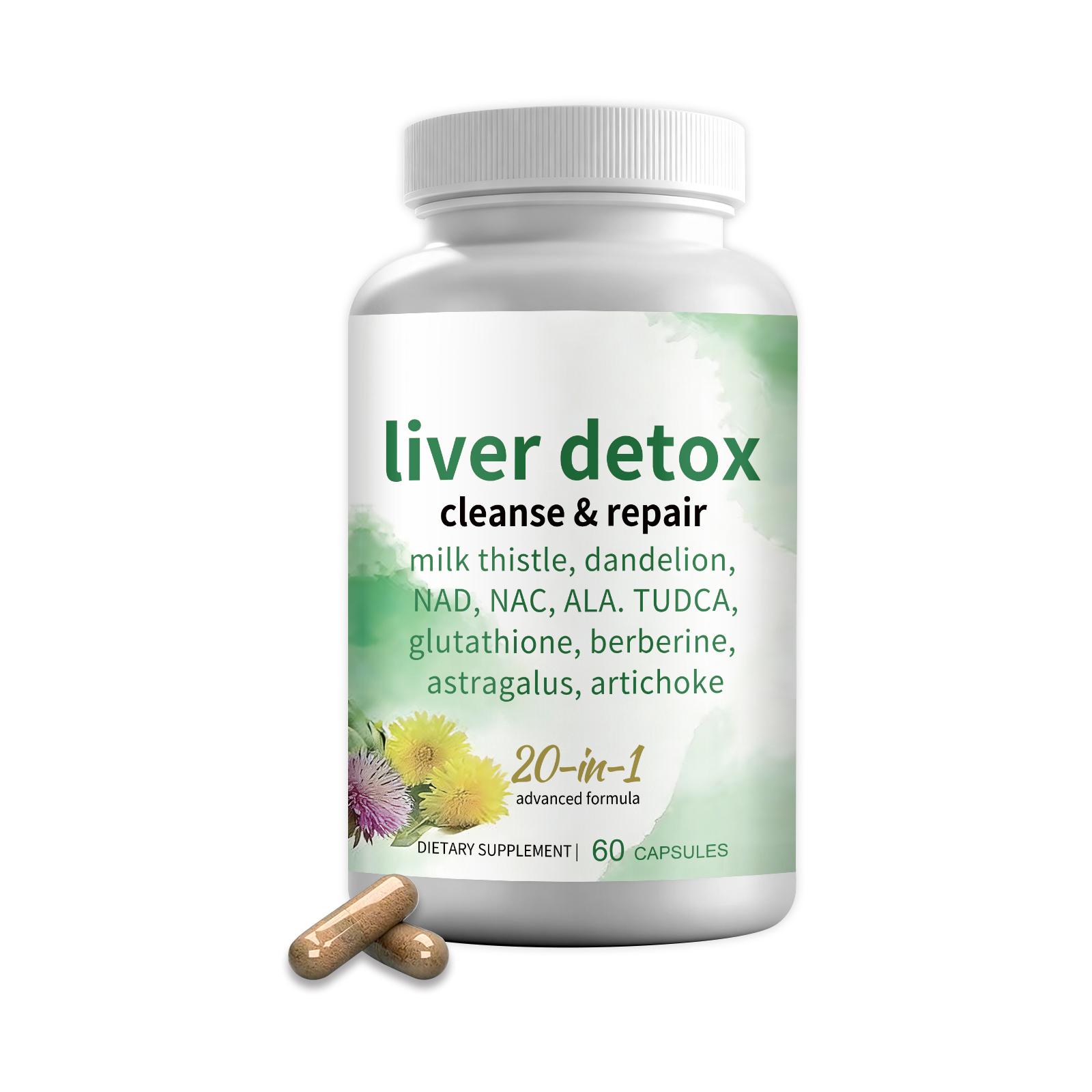 Body Revitalizing Capsules Twenty In One Compound Nutritional Dietary Supplement Support Human Daily Vitality Supply