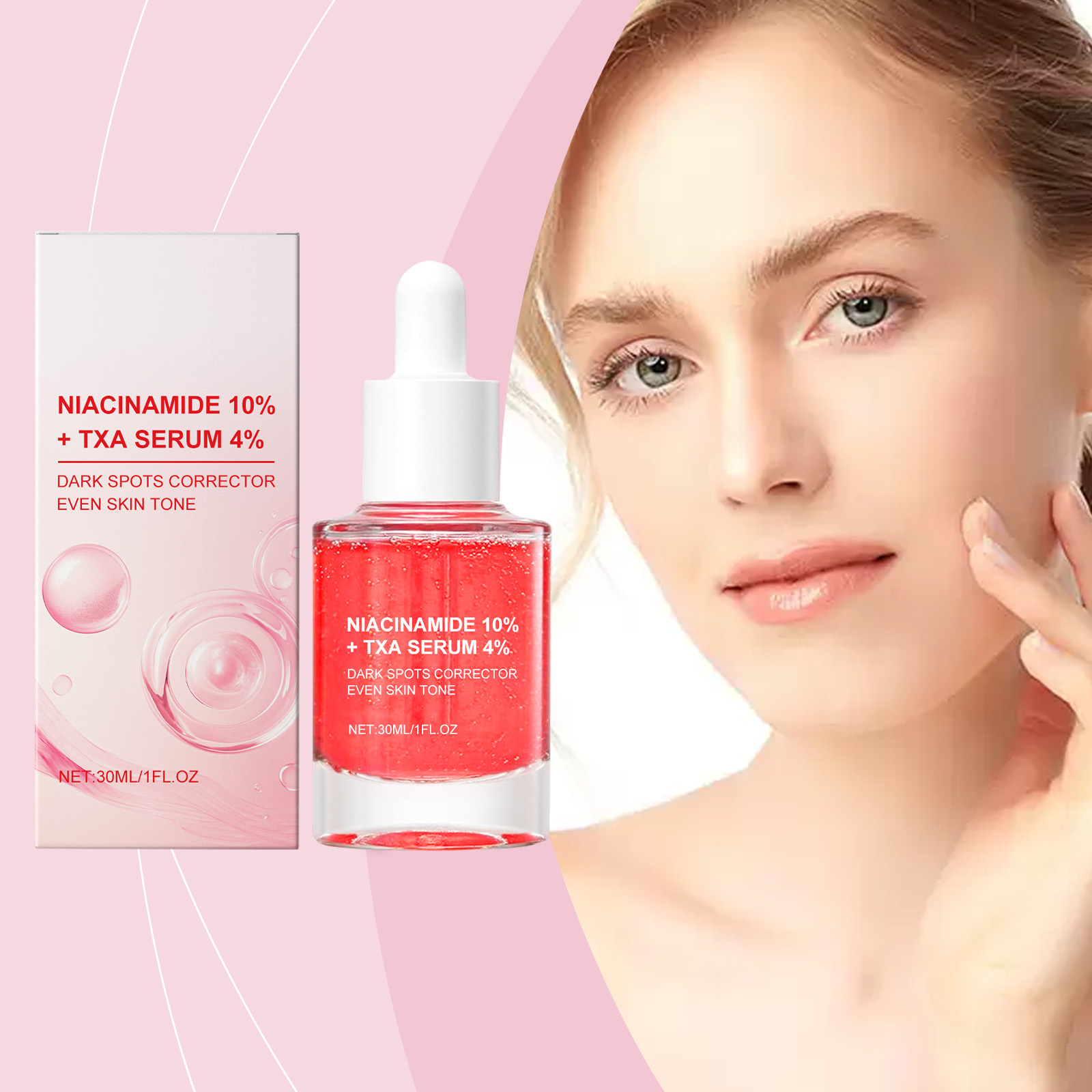 Nicotinamide Essence Liquid Mild Hydrating Moisturizing Soft Refined Skin Daily Care Facial Body Gentle Nourishing Smoothing