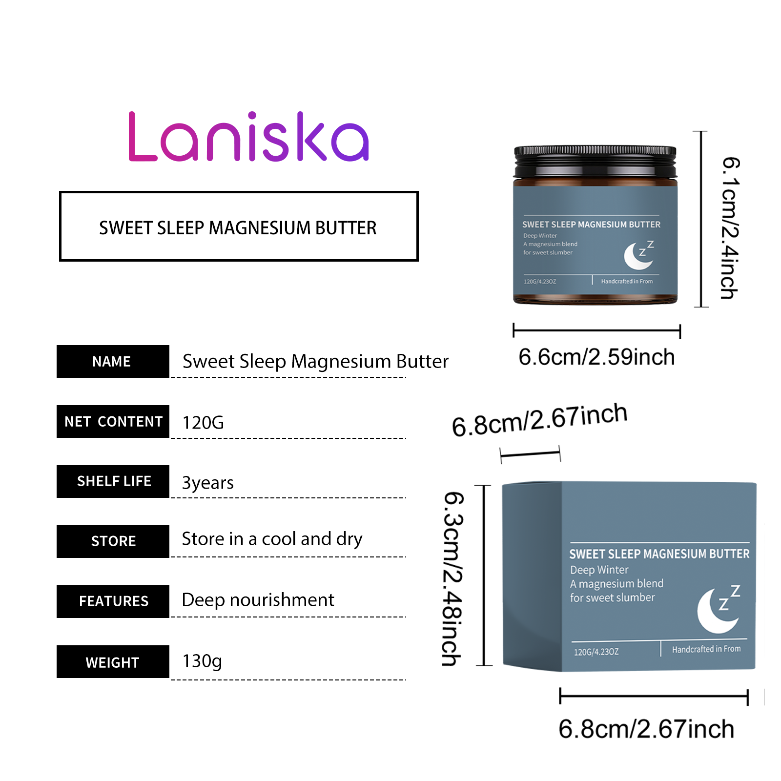 Sleep Calming Cream Gentle Nourishing Lotion For Nighttime Skin Relaxation Care All Body Sensitive Complexion Daily Moisturizing Treatment