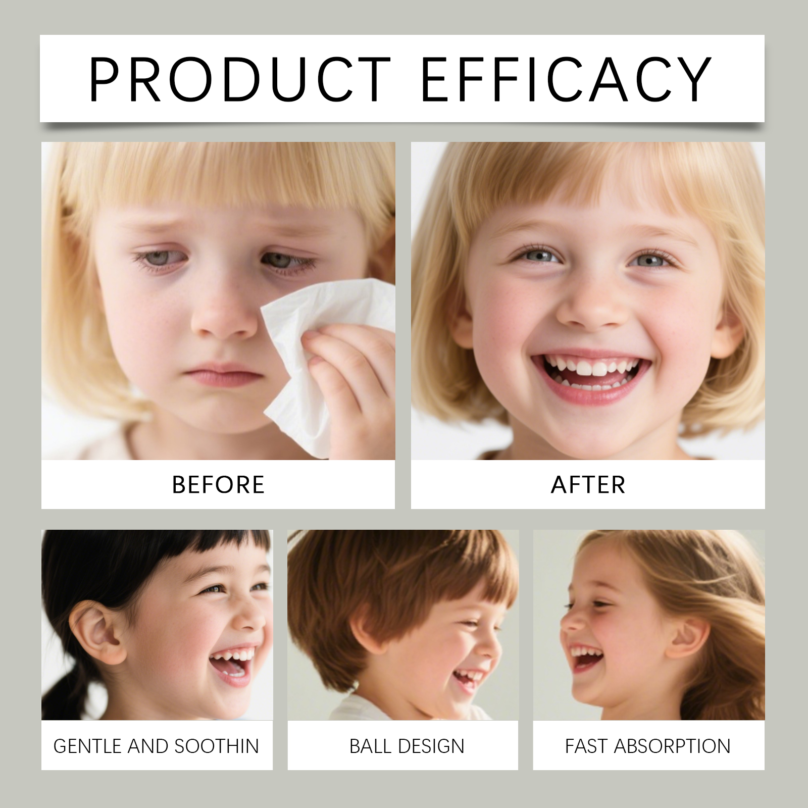 Teething Care Roller For Kids Mild Nourish Protect Baby Gum Moisturize Brighten Teeth Daily Gum Care