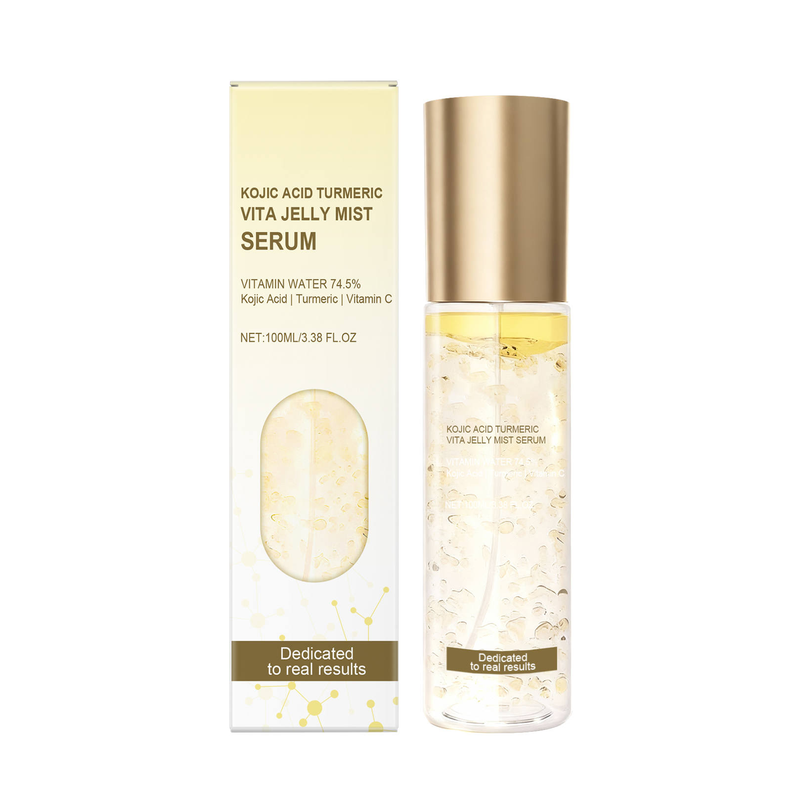 Yellow Hydrating Jelly Essence Smooth Watery Soft Texture Deep Moisturizing Gentle Daily Facial Skin Care
