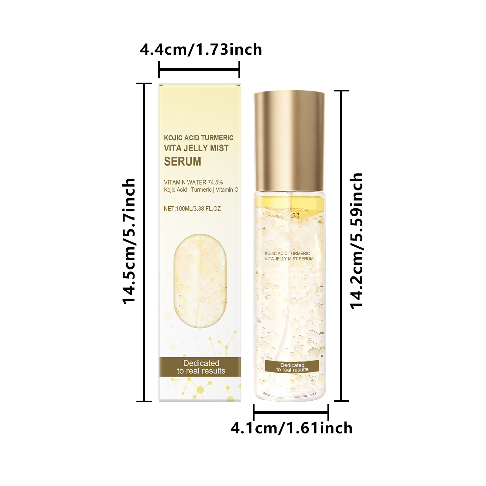 Yellow Hydrating Jelly Essence Smooth Watery Soft Texture Deep Moisturizing Gentle Daily Facial Skin Care